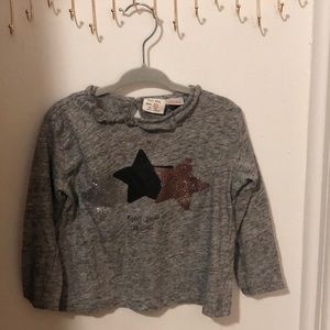 Zara baby girl long sleeve T-shirt size 2/3